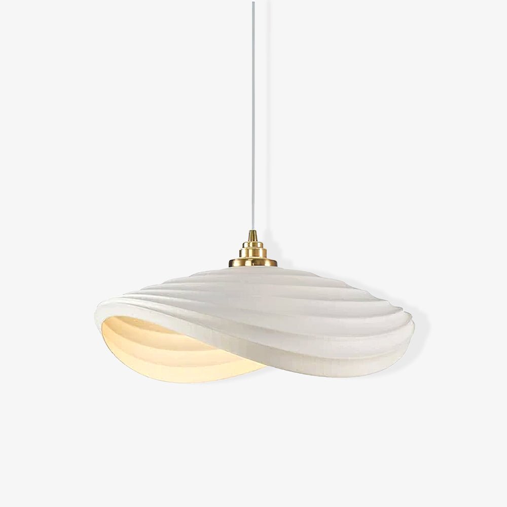 Navicula Modern Pendant Light - Sleek Hanging Chandelier for Dining Room, Kitchen Island & Bedroom Lighting - Adjustable Height & Dimmable LED Bulb Included