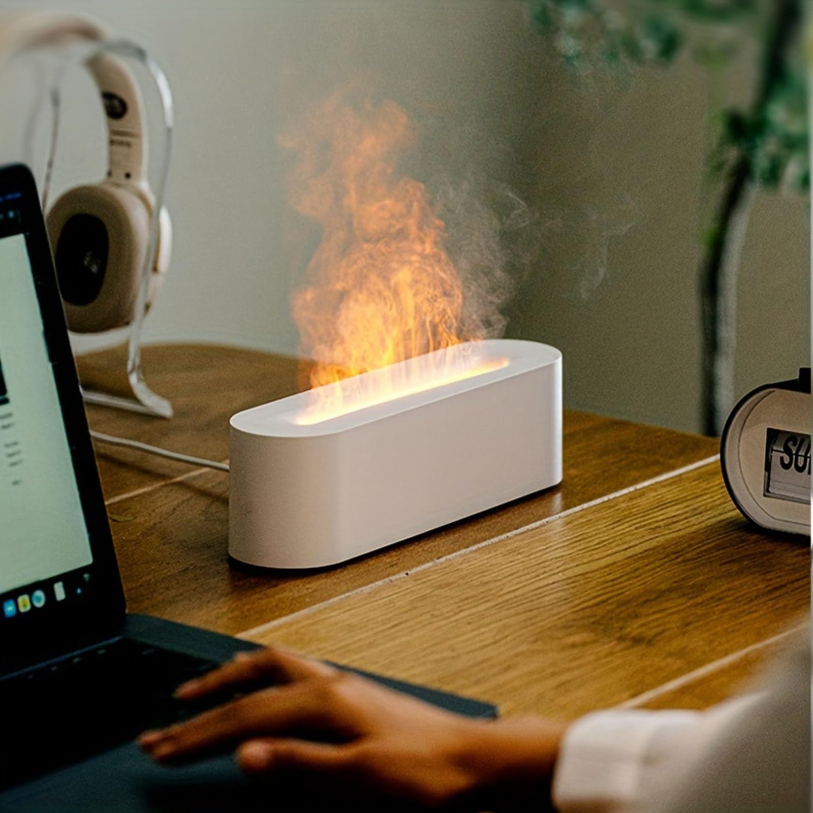 150ml Aromatherapy Essential Oil Diffuser with Timer - Ultrasonic Humidifier for Yoga, Home, Office & School - White | Perfect for Relaxation, Meditation & Air Freshening