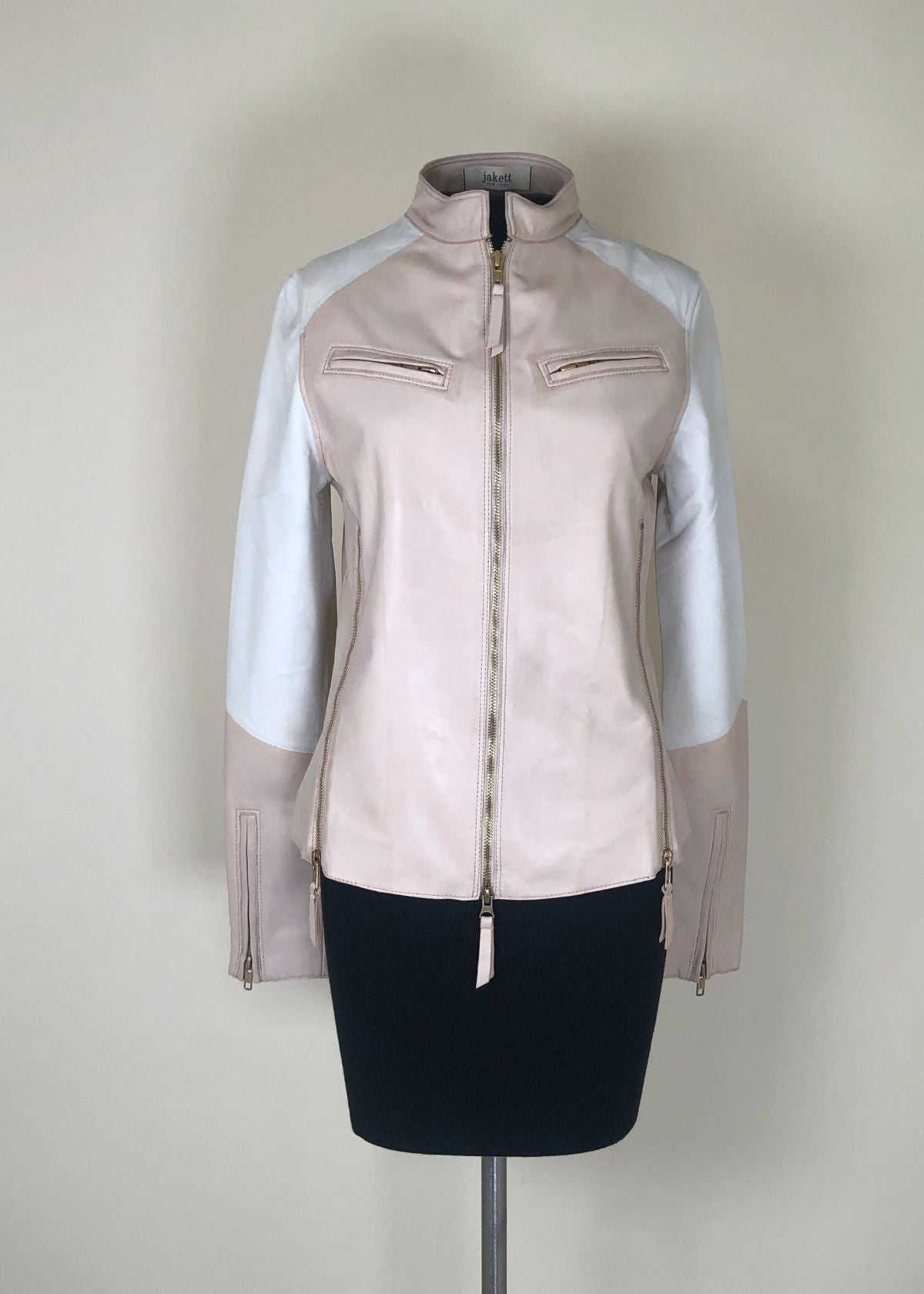 Vintage Thea Leather Jacket for Women - Distressed Brown Biker Jacket with Cornmeal Color | Perfect for Casual Outfits, Motorcycle Rides & Fall Fashion