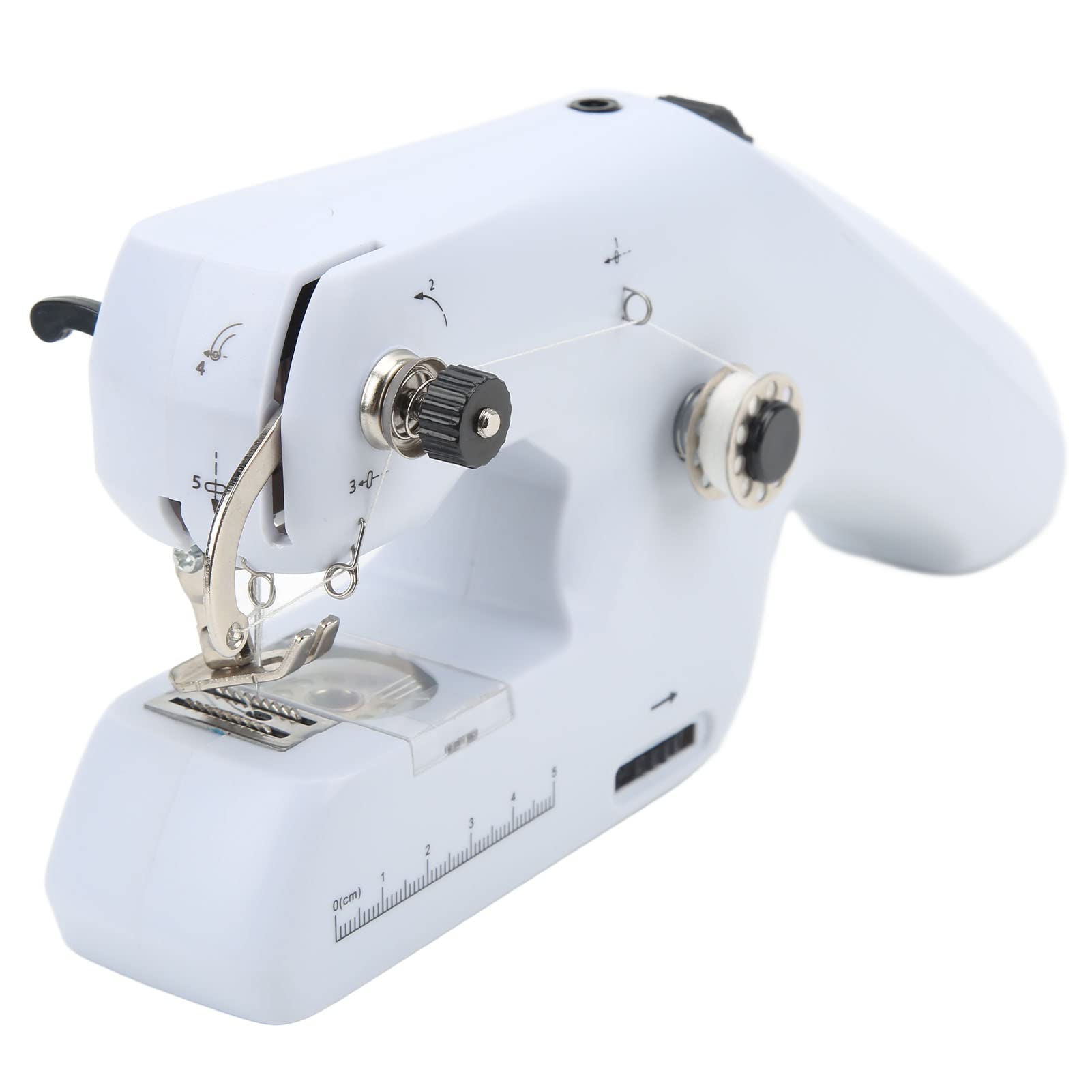 Electric Handheld Sewing Machine - Portable Household Sewing Tool with Plastic & Stainless Steel Body - Perfect for Quick Fabric Repairs, DIY Crafts, and Emergency Clothing Fixes