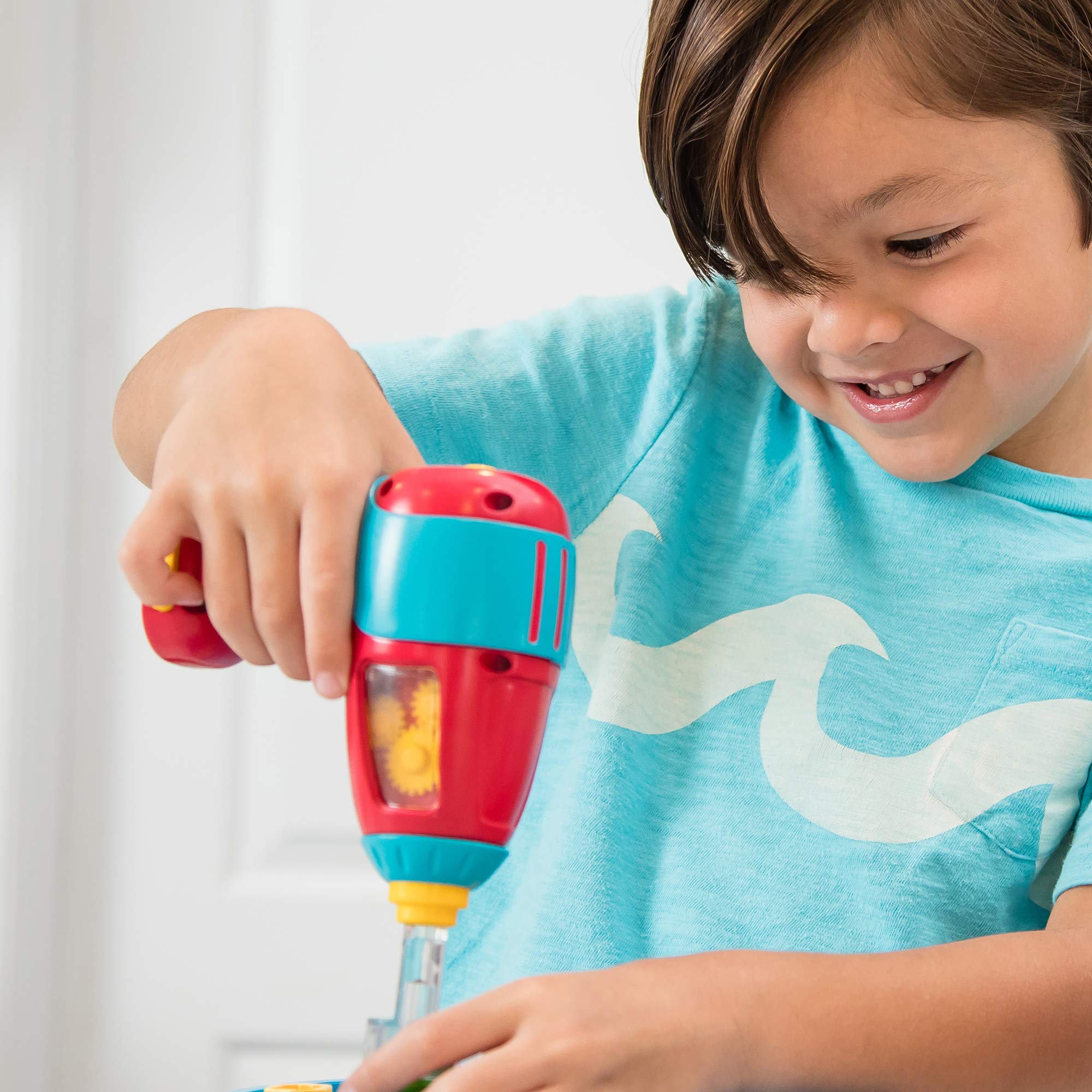 Educational Insights Design & Drill Power Toy for Kids - Real Working Electric Drill Compatible with Design & Drill Sets | STEM Learning Toy for Preschoolers | Perfect for DIY Projects & Creative Play