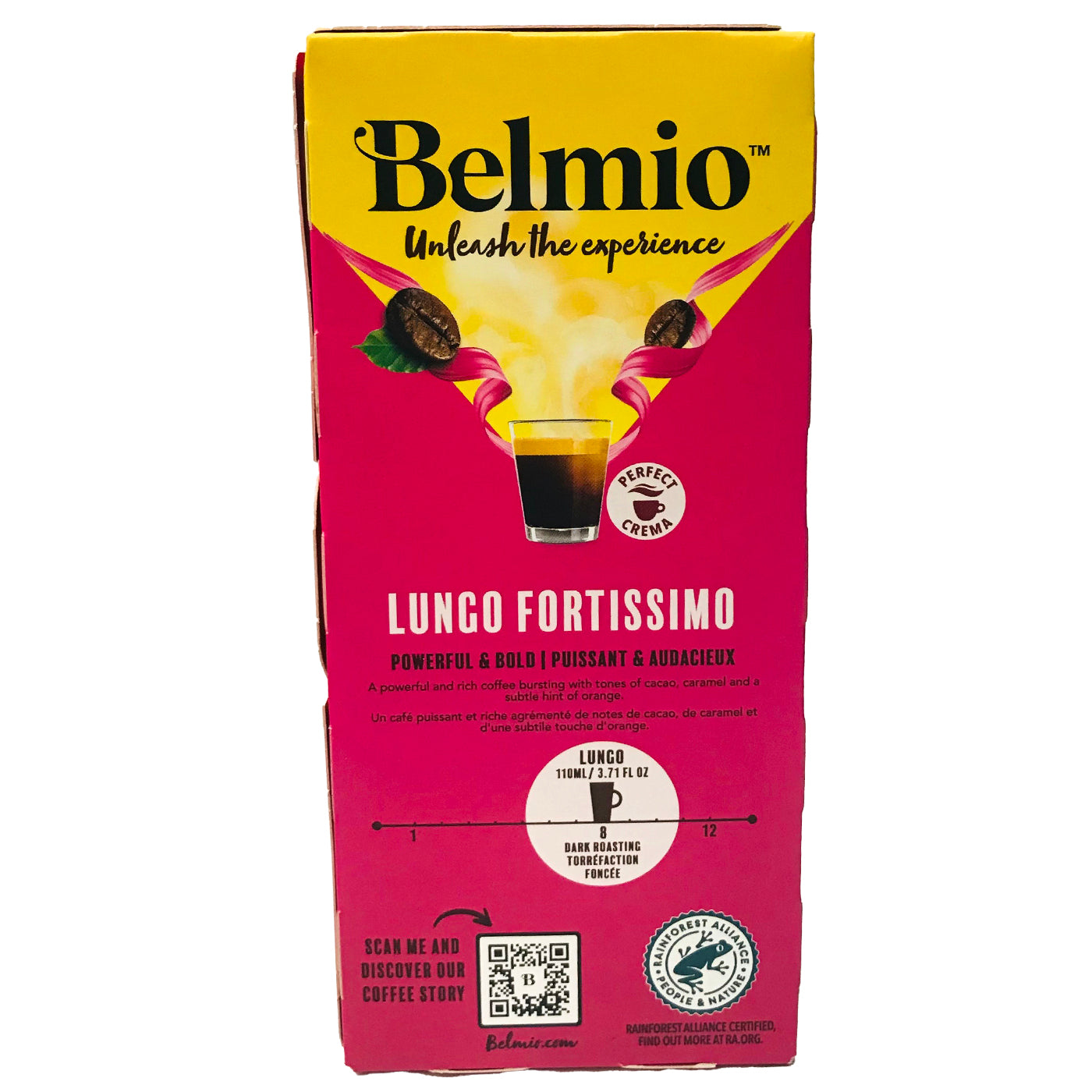 Belmio Lungo Forte Nespresso Compatible Coffee Capsules - 10 Pack for Espresso & Lungo Drinks - Perfect for Home & Office Coffee Machines