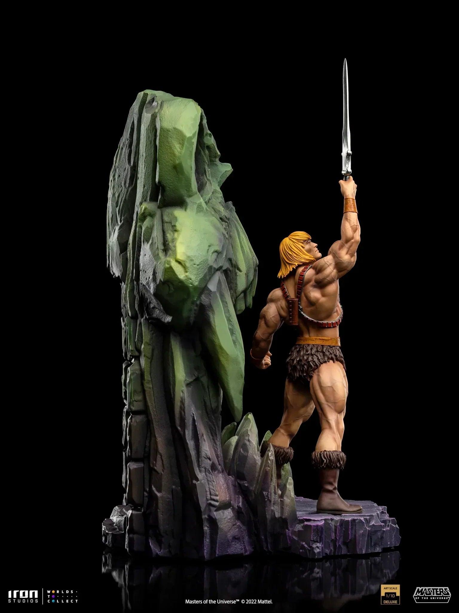 Iron Studios Masters of the Universe He-Man Deluxe BDS Art Scale 1/10 Statue - Collectible Action Figure for Display & Home Decor, Perfect for Fans & Gift Giving