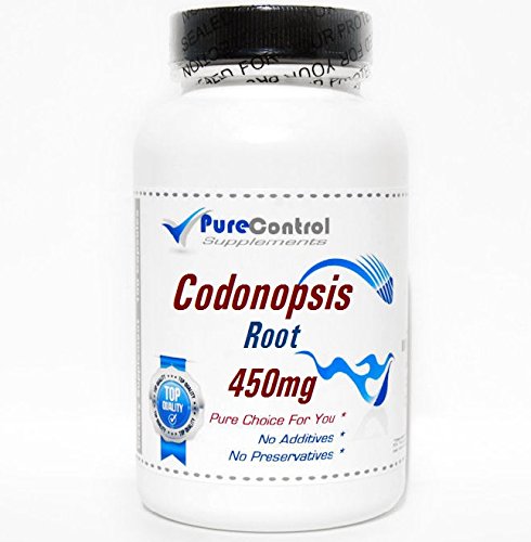PureControl Supplements Codonopsis Root 450mg - 180 Capsules | Natural Herbal Supplement for Energy & Immunity Boost | Perfect for Daily Wellness & Stress Relief