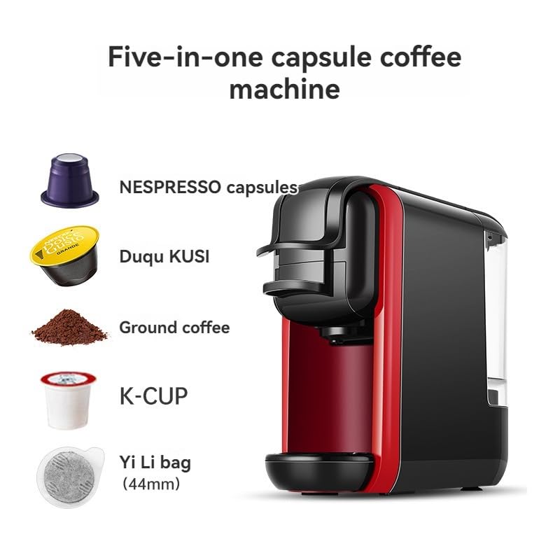 Italian Capsule Coffee Machine for Home & Office - Compact & Easy to Use - Perfect for American Households, Small Spaces & Workspaces - Enjoy Barista-Quality Coffee Anytime