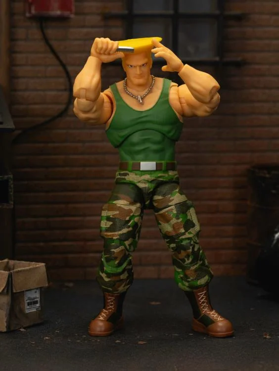 Jada Toys 1/12 Scale 6-Inch Street Fighter II Action Figures - Cammy, Dee Jay & Guile Collectible Figurines for Display, Gaming & Cosplay Inspiration