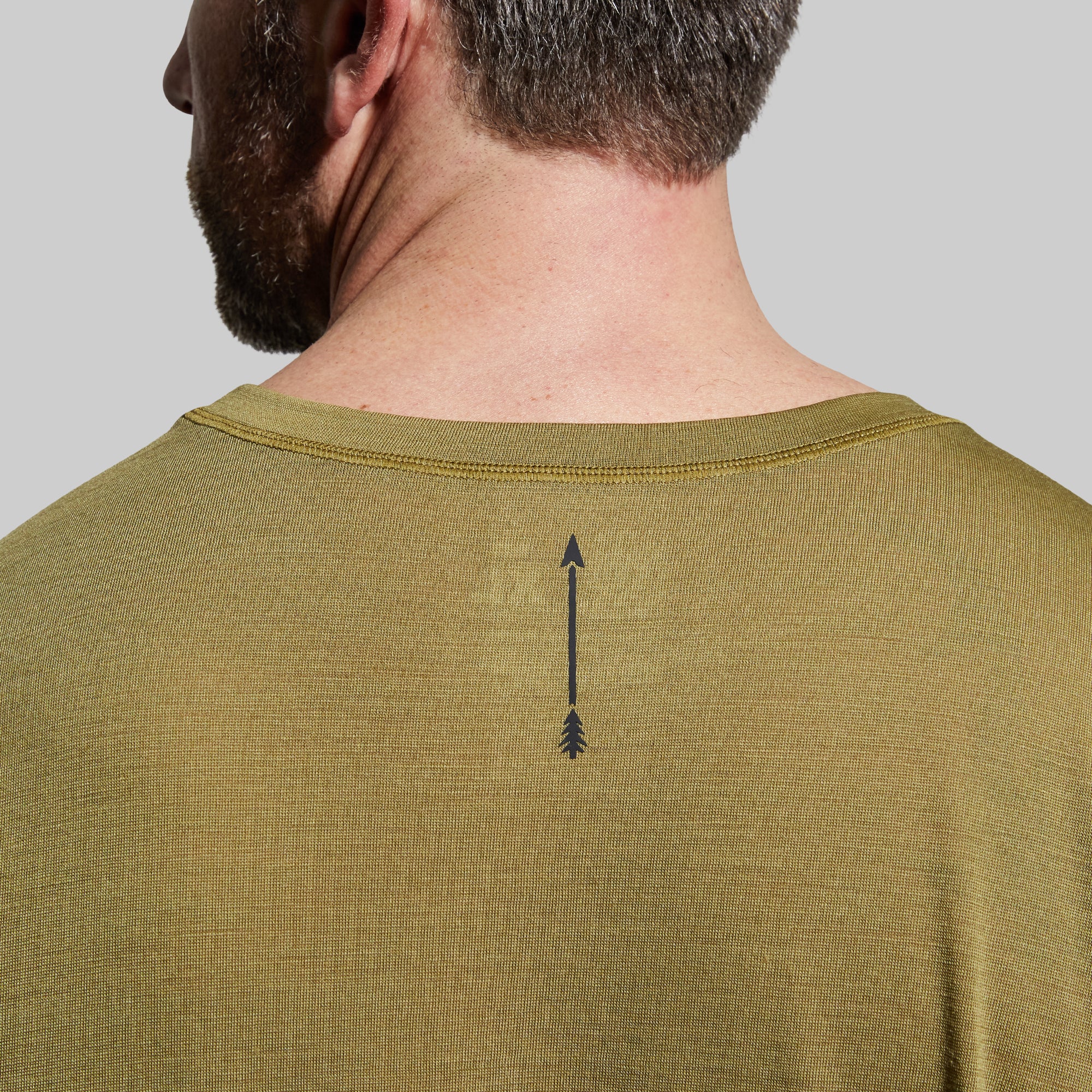 Ridgeline Tee - Premium Cotton Men's T-Shirt in Deep Moss Green | Comfortable & Stylish Casual Wear for Outdoor Adventures & Everyday Use