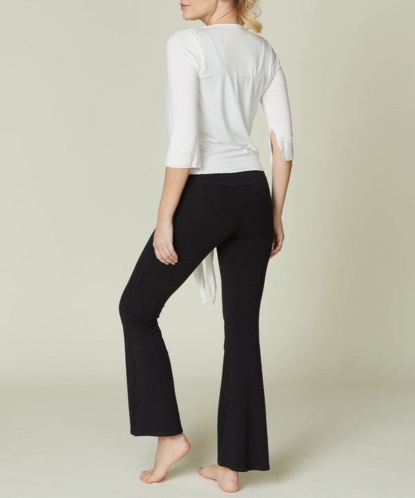 Eco-Friendly Bamboo Yoga Shrug Cardigan - Soft & Breathable Cover-Up for Yoga, Meditation & Lounge Wear - Perfect for Studios, Home & Outdoor Activities