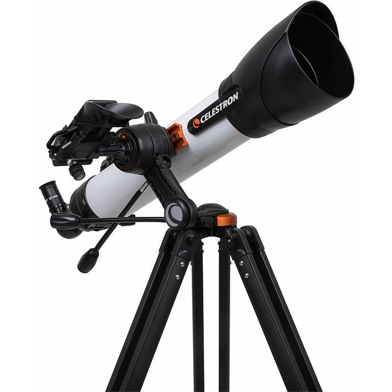 Celestron StarSense Explorer DX 100AZ Smartphone App-Enabled Refractor Telescope - Astronomy for Beginners & Stargazing (Perfect for Backyard Observation & Night Sky Exploration)