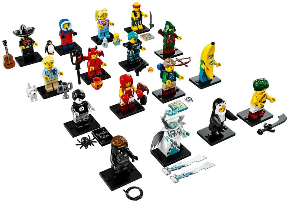 LEGO Minifigures Series 16 Complete Set (71013) - 16 Unique Collectible Figures for Display, Play & Gift Giving
