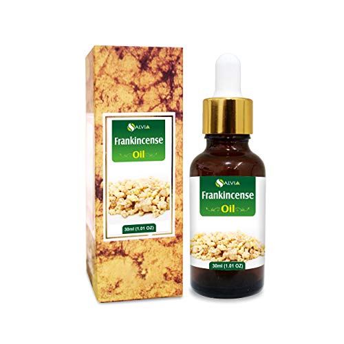 100% Pure Frankincense Essential Oil with Dropper - 30ml Undiluted, Natural & Uncut for Aromatherapy, Meditation & Skin Care