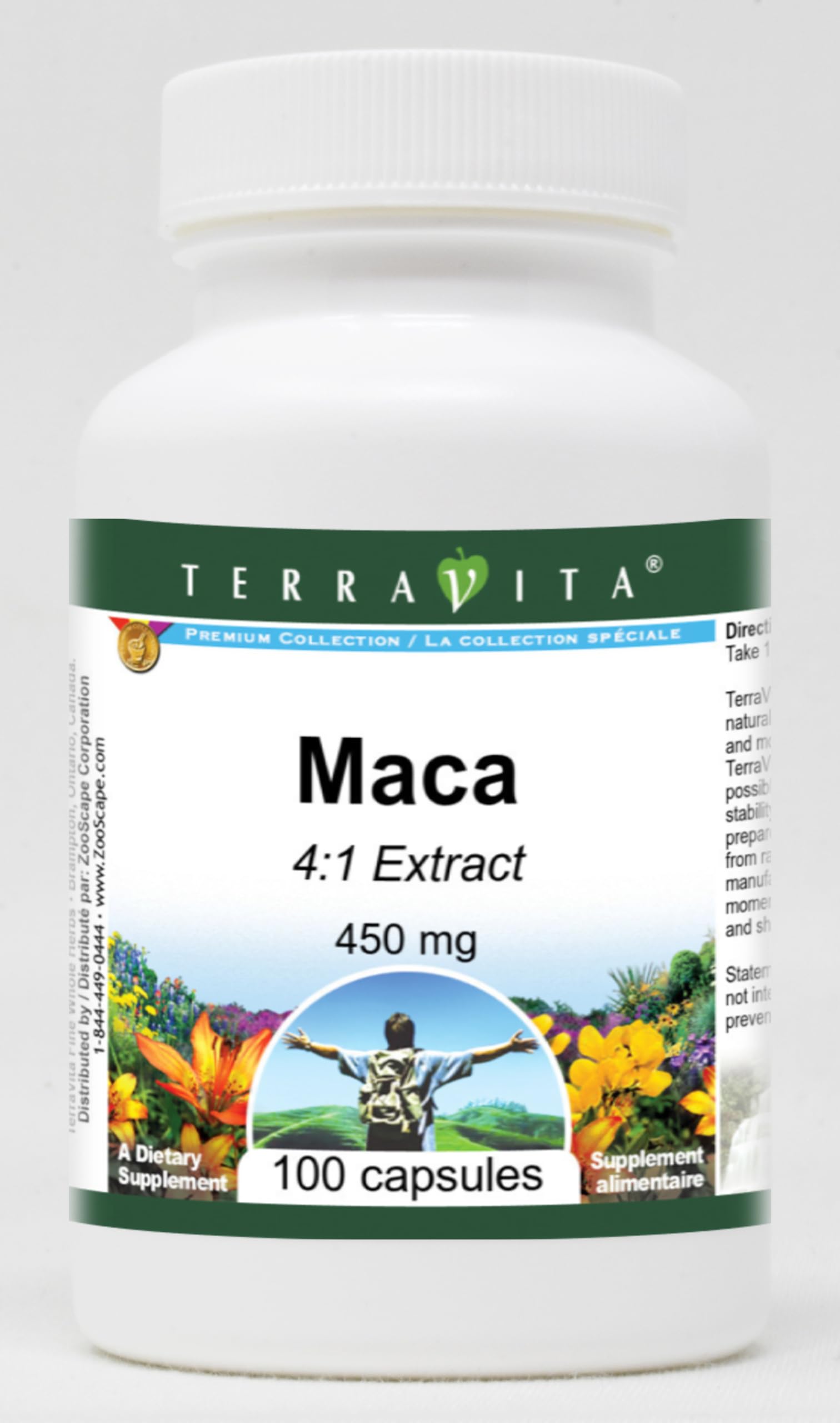 Premium Maca Root Extract 4:1 - 450mg per Capsule (100 Capsules, 2-Pack) | Natural Energy & Stamina Booster for Men & Women | Supports Hormonal Balance & Vitality | Perfect for Workout, Stress Relief & Daily Wellness