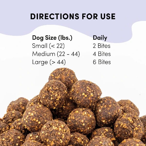 Crump's Naturals Gutsy Calm Bites for Dogs – Natural Stress & Anxiety Relief Chews – Special Order Item – Perfect for Travel, Vet Visits & Thunderstorms