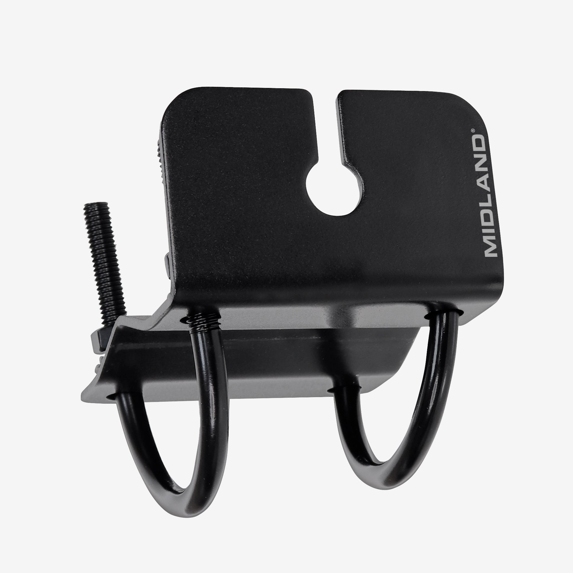 MicroMobile® Bull Bar Clamp Antenna Mount MXATMT1 - Heavy Duty UHF/VHF CB Radio Antenna Bracket for Off-Road Trucks & Jeeps - Perfect for Overlanding, Camping & Emergency Communication
