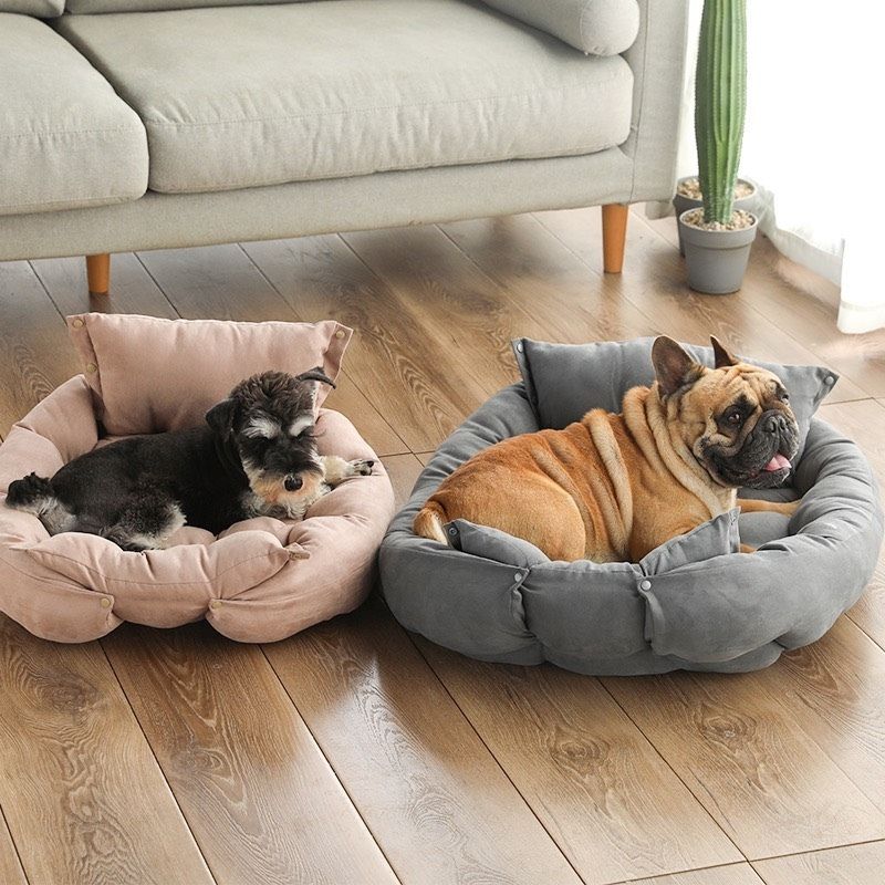 Premium Dog Bed for Large Dogs - Orthopedic Memory Foam Pet Bed with Removable Washable Cover, Midnight Blue - Perfect for Living Room, Bedroom & Crate Use