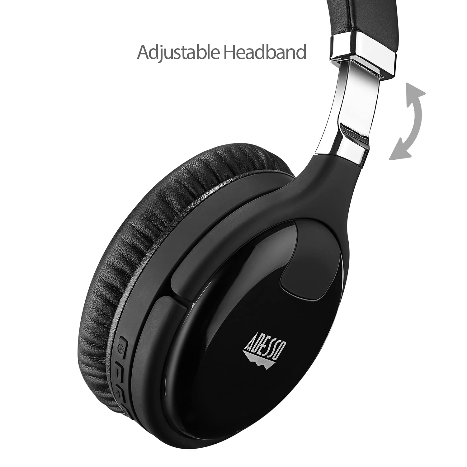 Premium Bluetooth Active Noise Cancelling Headphones with Built-in Mic - Perfect for Travel, Work & Gym