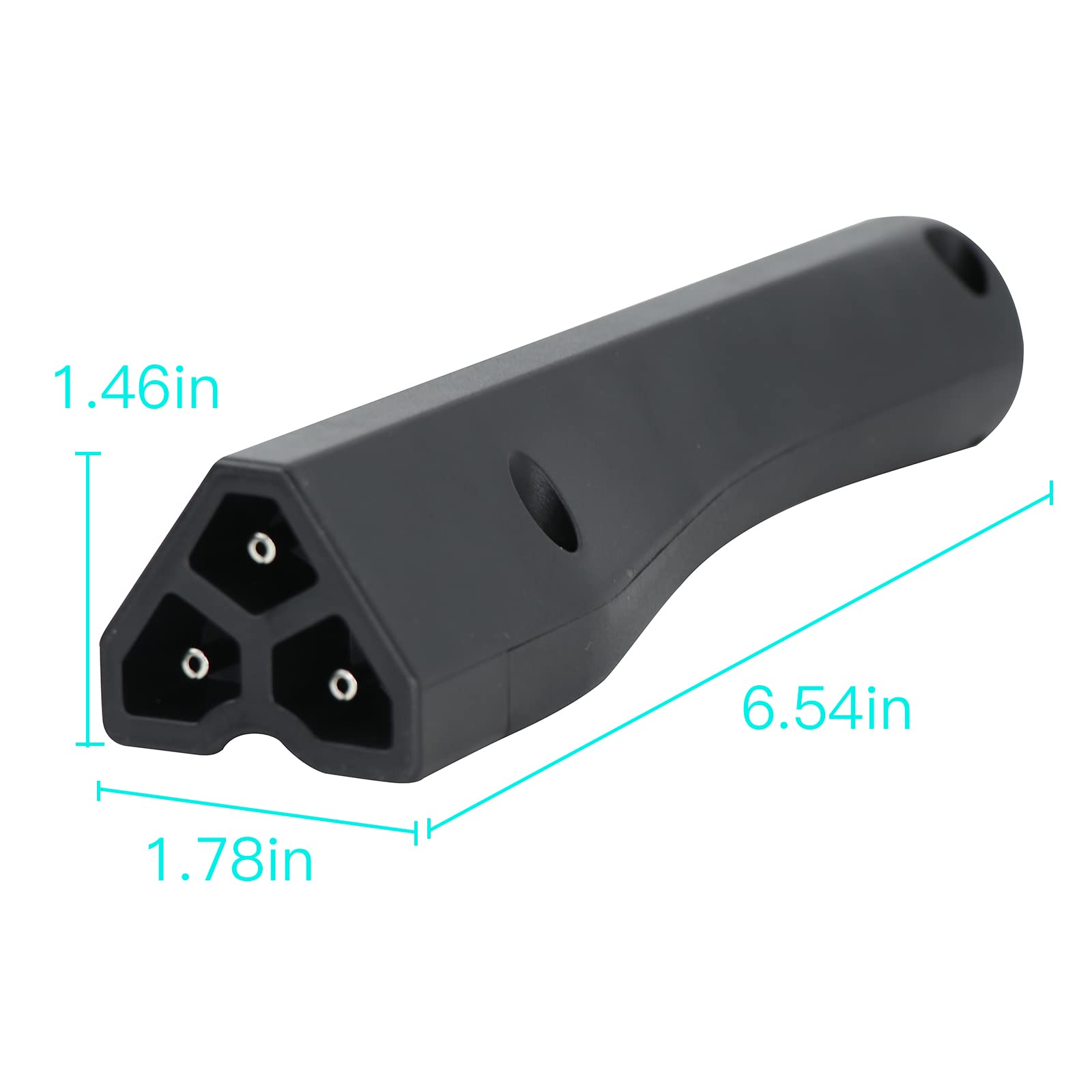 48 Volt EZGO RXV Golf Cart Charger Receptacle & 3-Pin Triangle Plug - OEM #604321 611218 - Perfect for Golf Cart Charging Stations & Maintenance