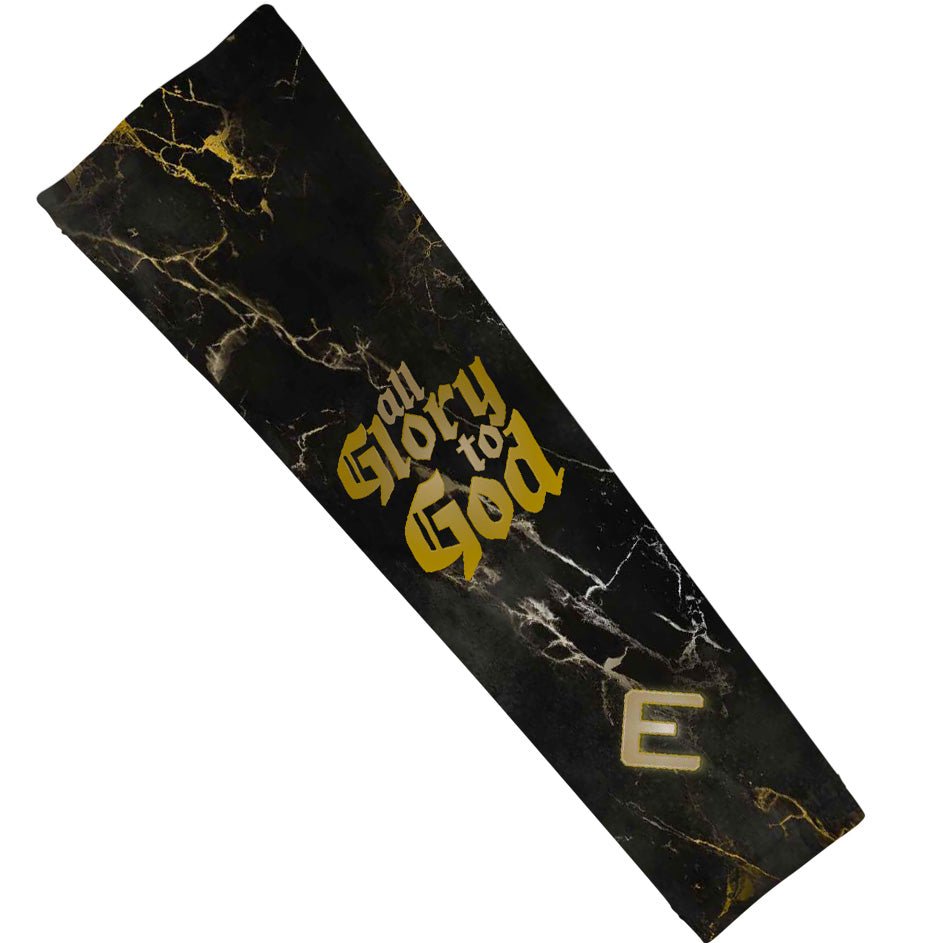 All Glory To God Arm Sleeve - Compression Sleeves for Sports & Fitness - Basketball, Running, Gym Workout - Religious Motivational Athletic Wear