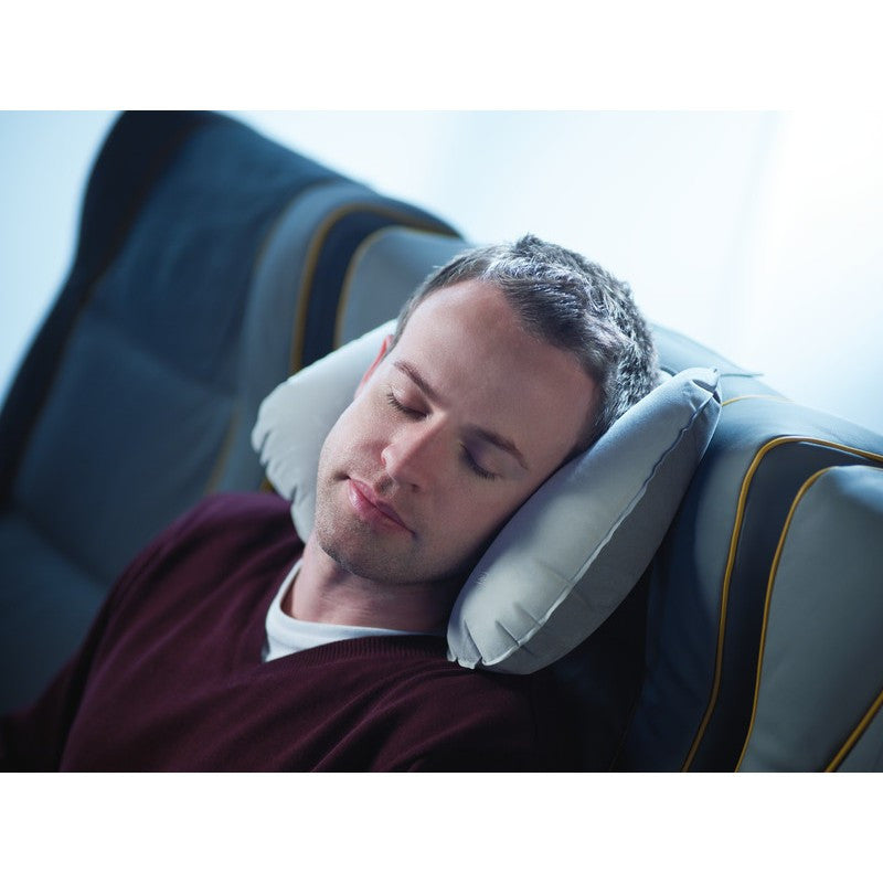 Go Travel The Snoozer - Premium Travel Pillow for Airplane, Car & Office - Ergonomic Neck Support for Comfortable Sleeping on Long Flights & Road Trips
