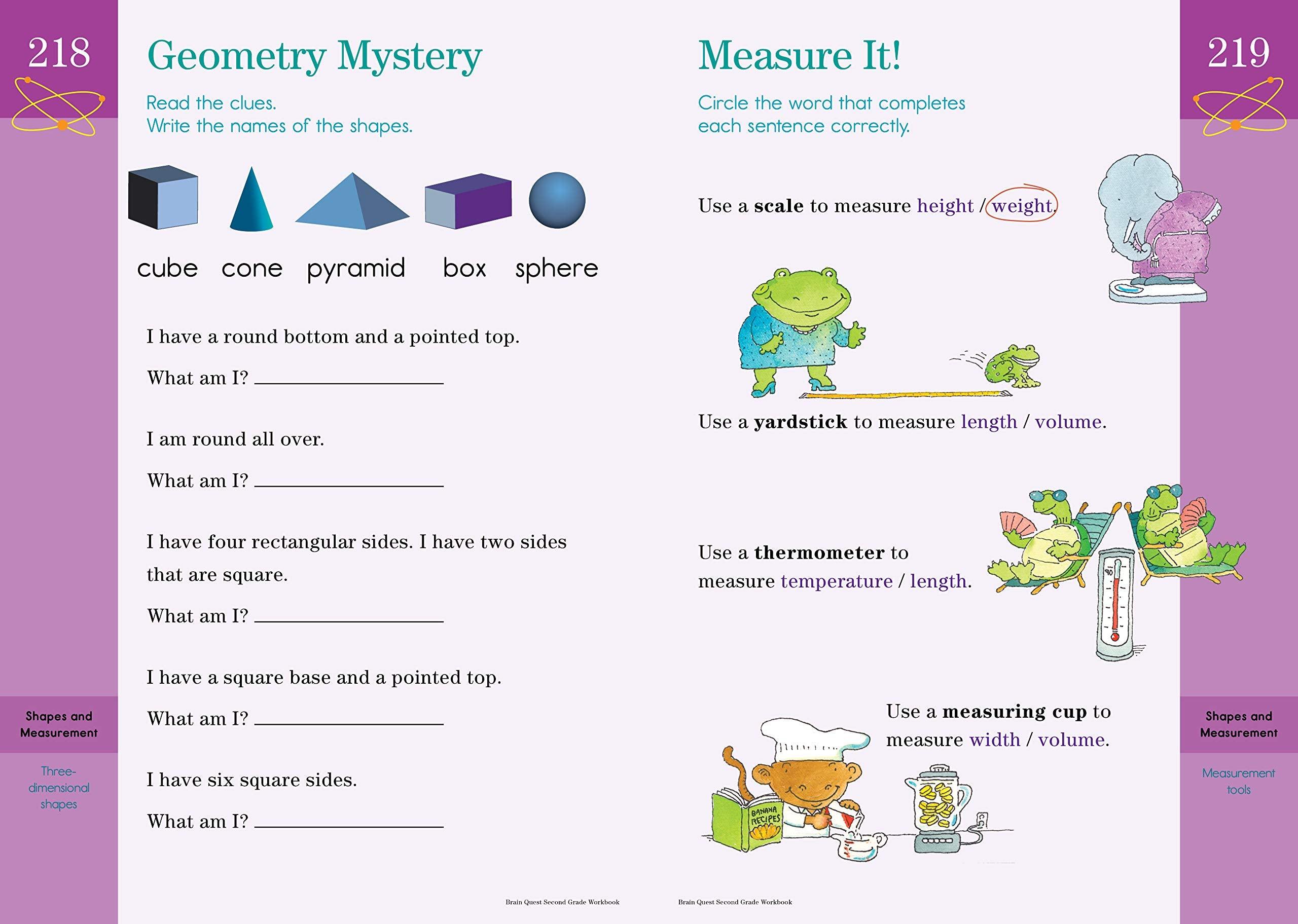 Brain Quest Workbook: Grade 2 - Fun Learning Activities for Kids Ages 7-8 | Math, Reading & Writing Practice | Perfect for Homeschooling & Classroom Use