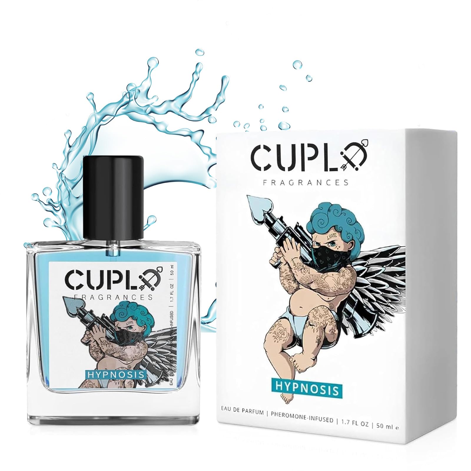 Cupld Cologne for Men - Pheromone-Infused Hypnosis 2.0 Fragrance to Enhance Attraction & Confidence | Long-Lasting Scent for Dating, Nightlife & Special Occasions