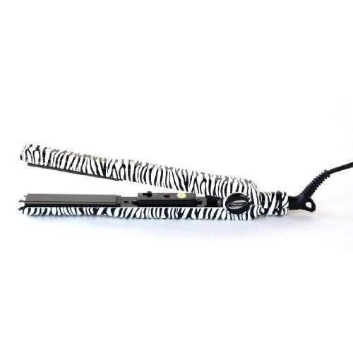 Professional Hair Straightener - Turbo Zebra Flat Iron for Smooth & Shiny Hair - Perfect for Salon, Home Use & Travel