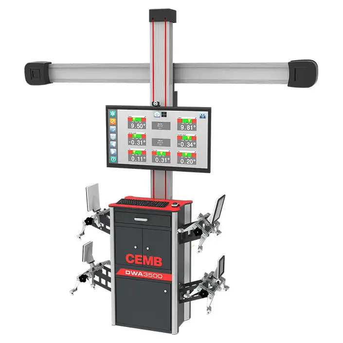 Cemb DWA3500 3D HD Wheel Alignment System - Professional Auto Wheel Alignment Machine for Cars & Trucks | Perfect for Auto Repair Shops, Garages & Mechanics