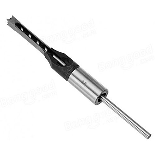 6mm/8mm Square Hole Mortiser Drill Bit & Chisel Set - Woodworking Tools for Cabinet Making, Furniture & Joinery Projects - Perfect for DIY and Professional Woodworkers