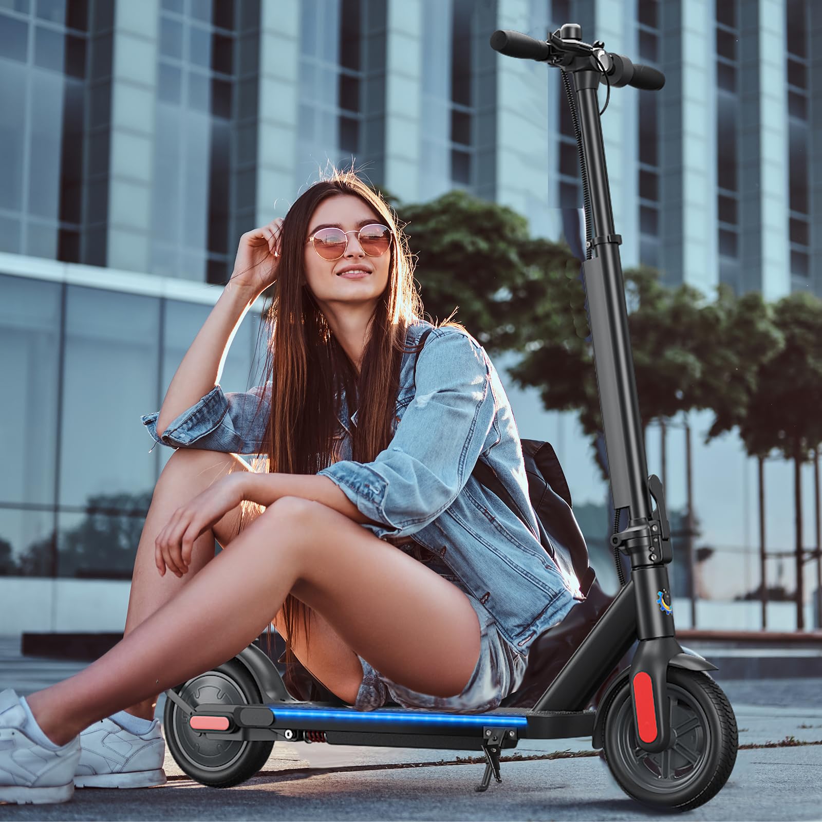 Caroma Electric Scooter for Adults - 20 Mile Range & 20 MPH Speed, Cruise Control, 9
