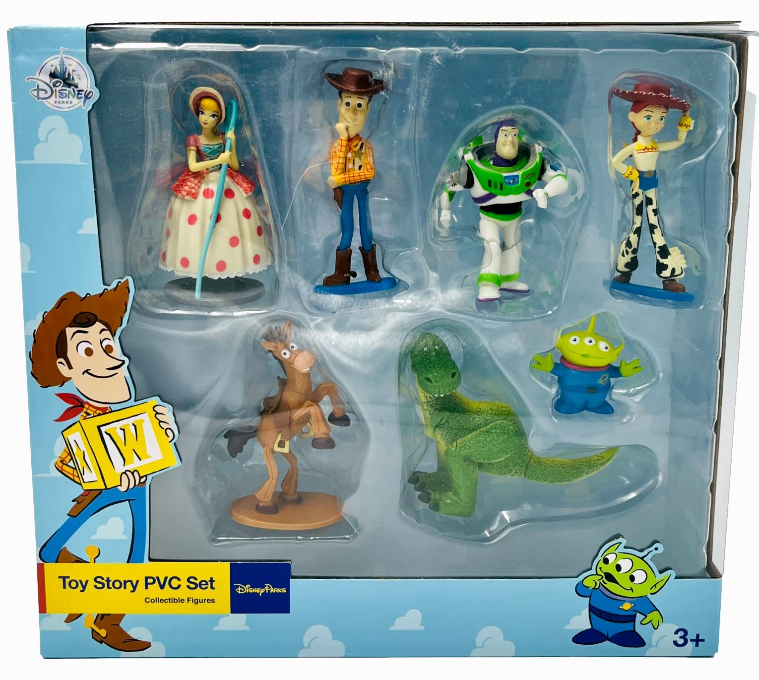 Disney Parks Exclusive Toy Story Cake Topper Figures - Birthday Party Decorations for Kids & Disney Fans - Perfect for Cakes, Cupcakes, and Dessert Displays