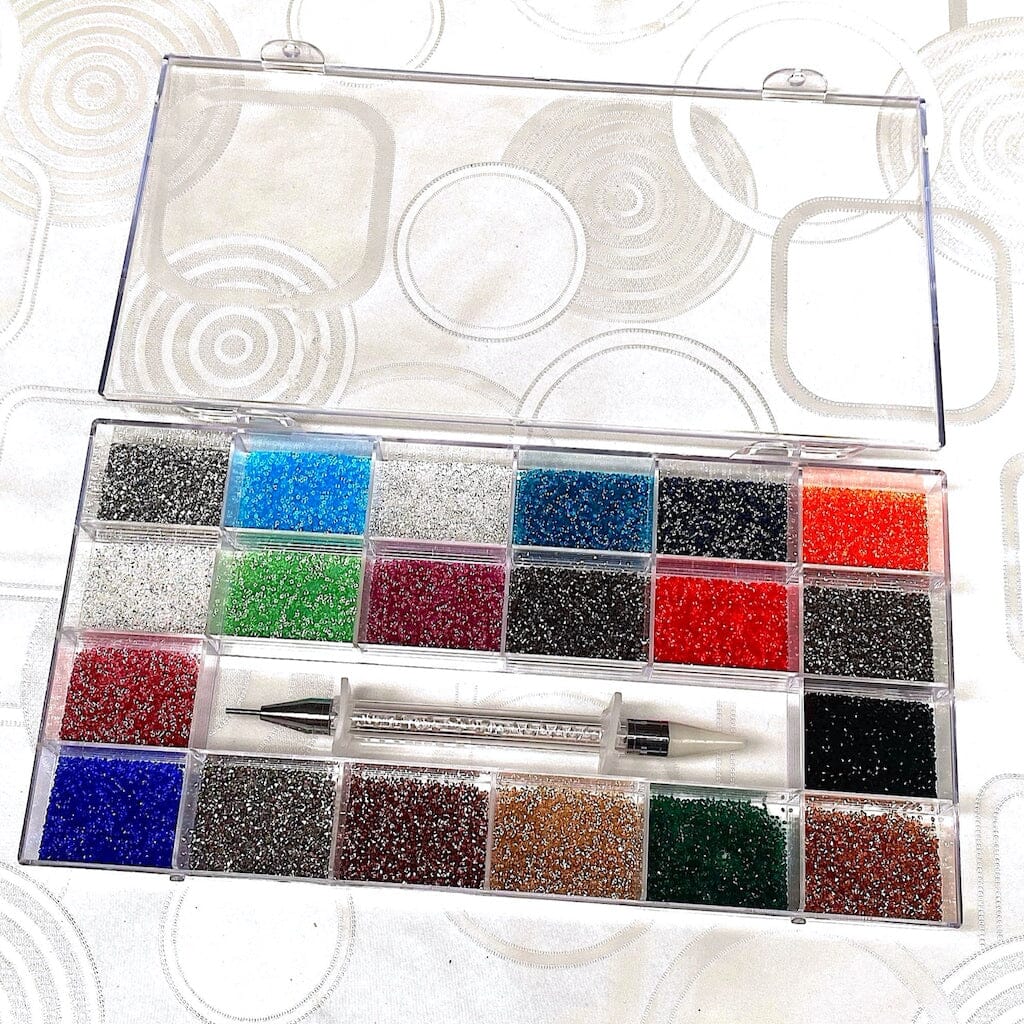 Luxury Multi-Shaped Rhinestones Box Set for DIY Crafts, Jewelry Making, and Nail Art - Perfect for Home Decor, Fashion Accessories, and Gift Giving