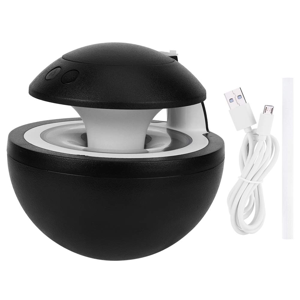 USB Air Humidifier for Bedroom - 500ml Large Capacity Portable Mini Humidifier with 7 Color LED Lights - Anti Dry Skin & Sinus Relief - Perfect for Home, Office, Nursery & Travel Use