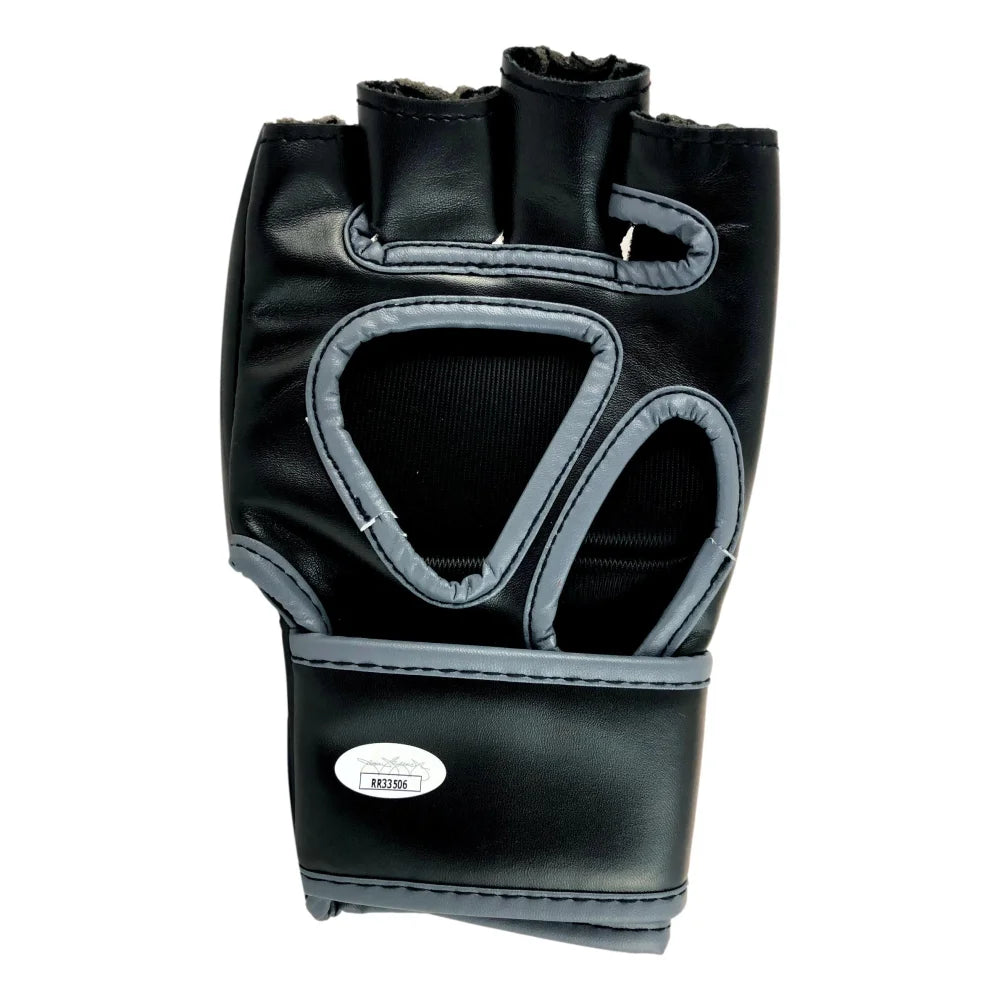 Cris Cyborg Signed UFC Black MMA Glove with JSA COA - Authentic Autographed Collectible for UFC Fans & Memorabilia Enthusiasts - Perfect for Display, Gifts, and Sports Collections