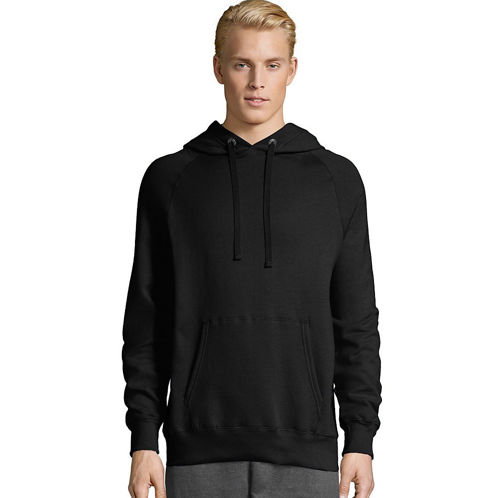 Hanes Men's Nano Premium Lightweight Pullover Hoodie - Soft Comfortable Fleece Lining, Breathable Fabric for Casual Wear (Black, Small) | Perfect for Gym, Lounge & Outdoor Activities