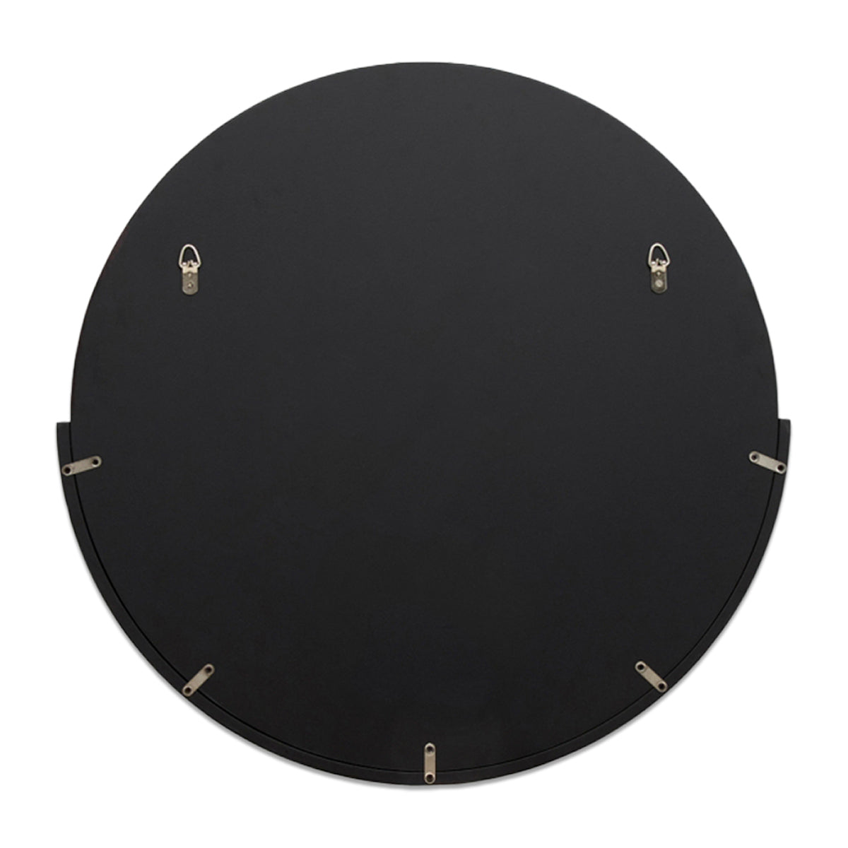 Black Round Wall Mirror - Elegant Home Decor for Living Room, Bedroom, or Entryway - Dawn Inspired Design