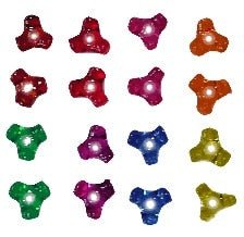Charkbait Rigging Tri Beads - High-Quality Fishing Beads for Saltwater & Freshwater - Perfect for Rigging, Trolling, and Offshore Fishing