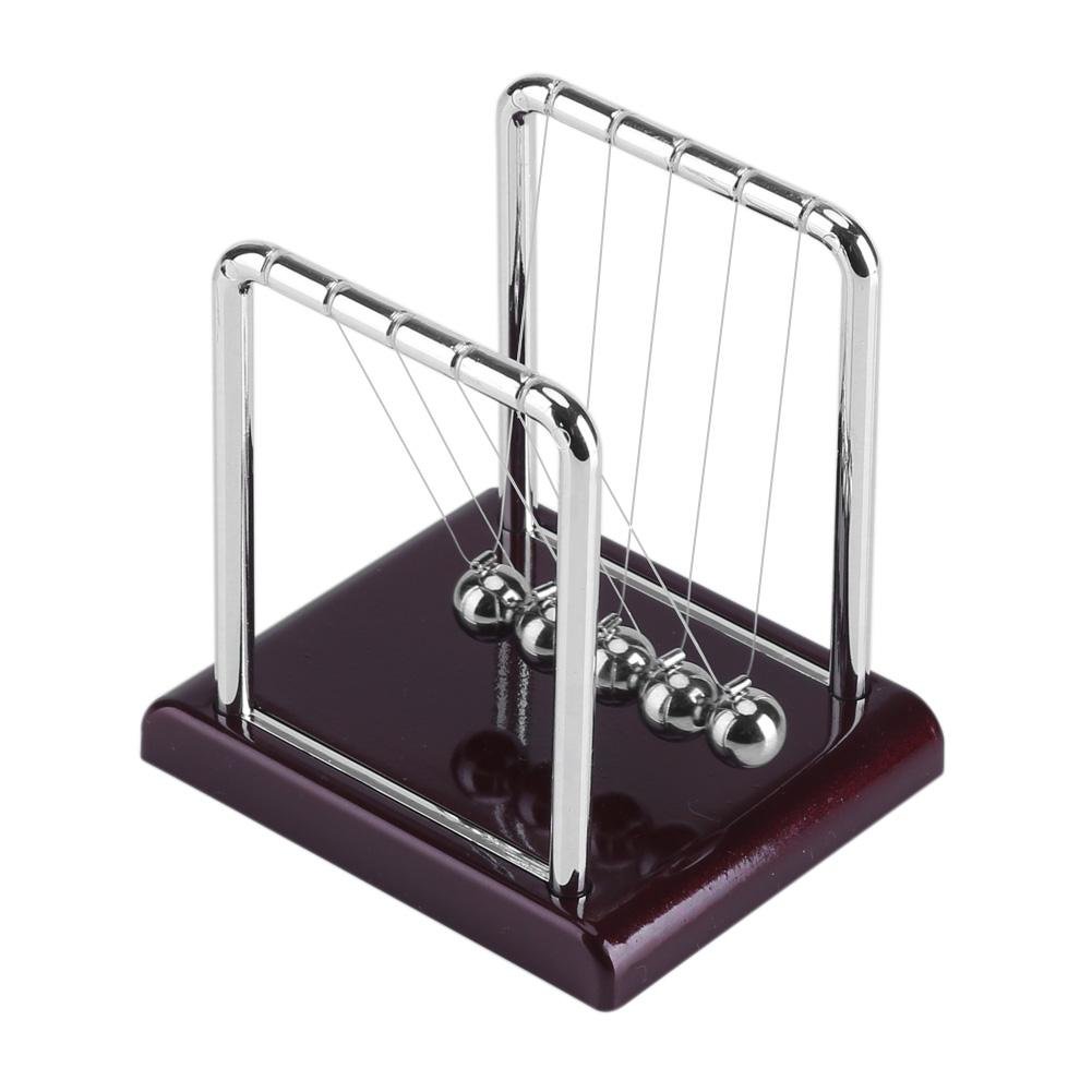 Newton's Cradle Steel Balance Swinging Magnetic Balls - Physics Science Pendulum Desk Toy for Office & Home | Stress Relief Gift for Adults, Science Lovers & Executive Decor | Perfect for Living Room, Study & Work Desk Accessories