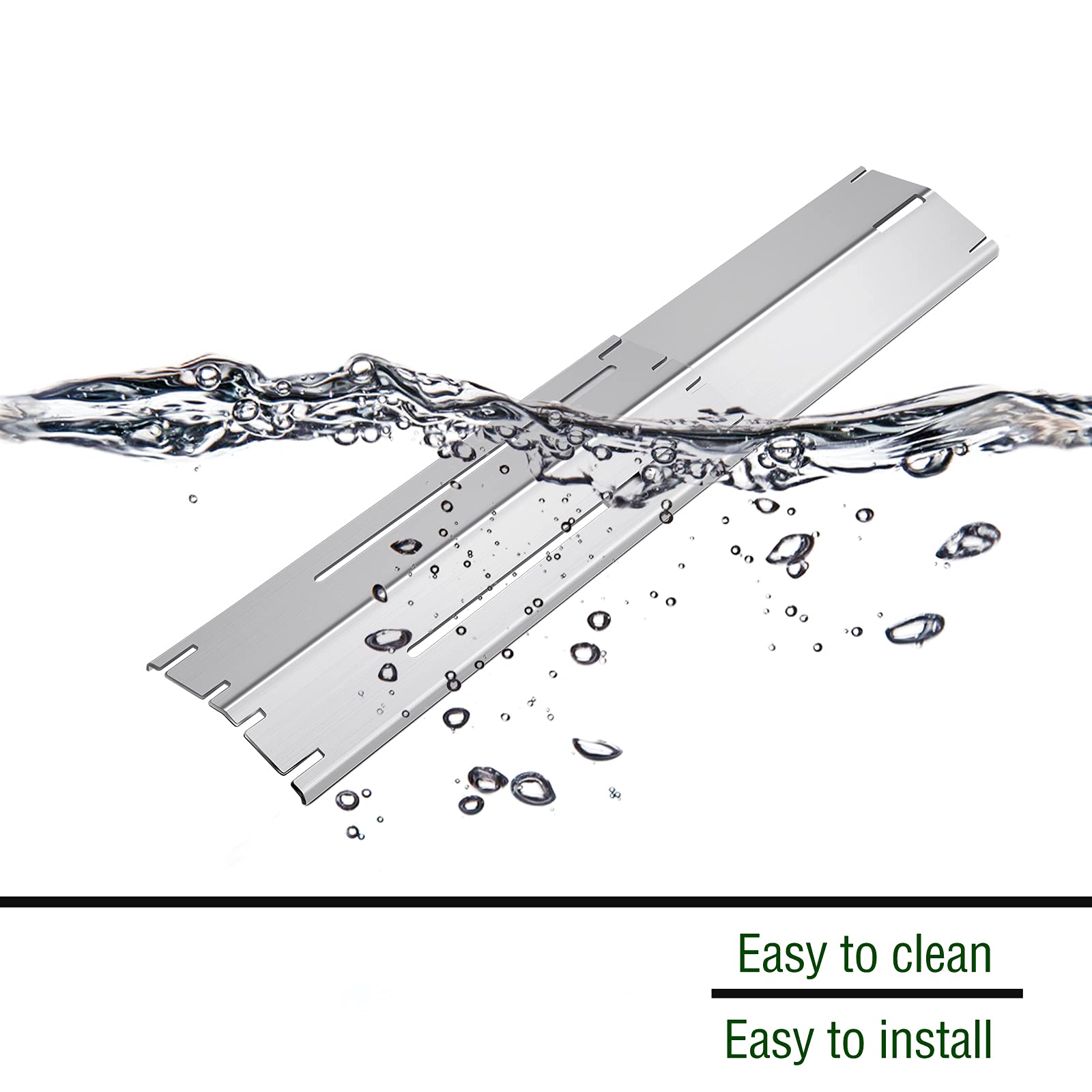 **5-Pack Adjustable Gas Grill Heat Plates & Burner Covers – 11.75