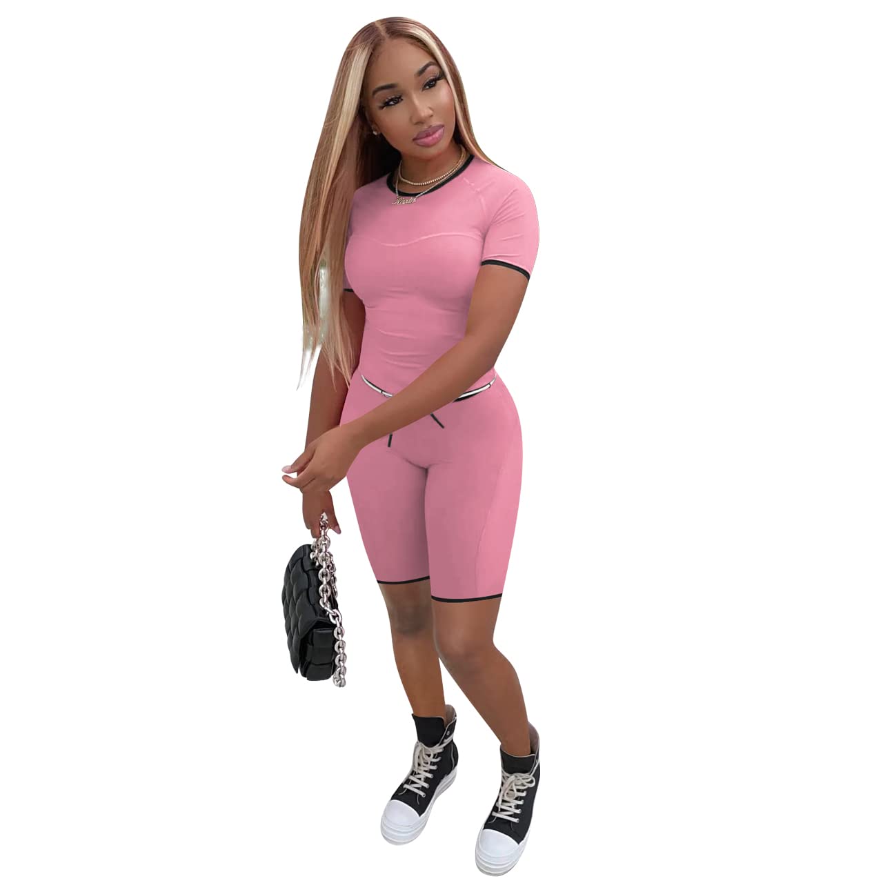 Yidengymx Women's 2-Piece Shorts Outfit - Summer Casual Tracksuit Set for Women | Gym, Yoga, Running & Lounge Wear