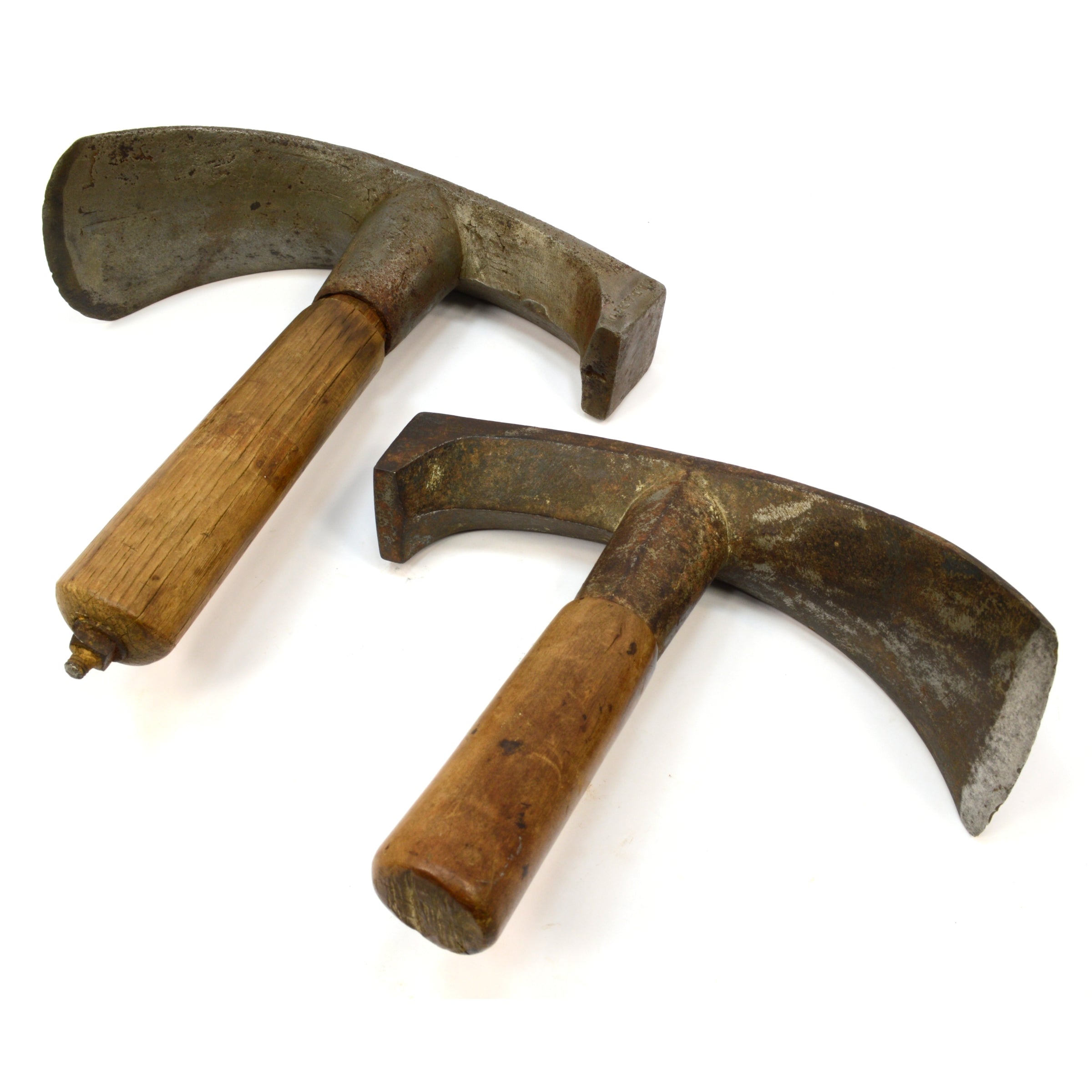 Vintage D.R. Barton Coopers Adze Set of 2 - Barrel & Bowl Making Tools - Rochester NY Antique Woodworking Tools - Perfect for Traditional Barrel Crafting & Wooden Bowl Carving