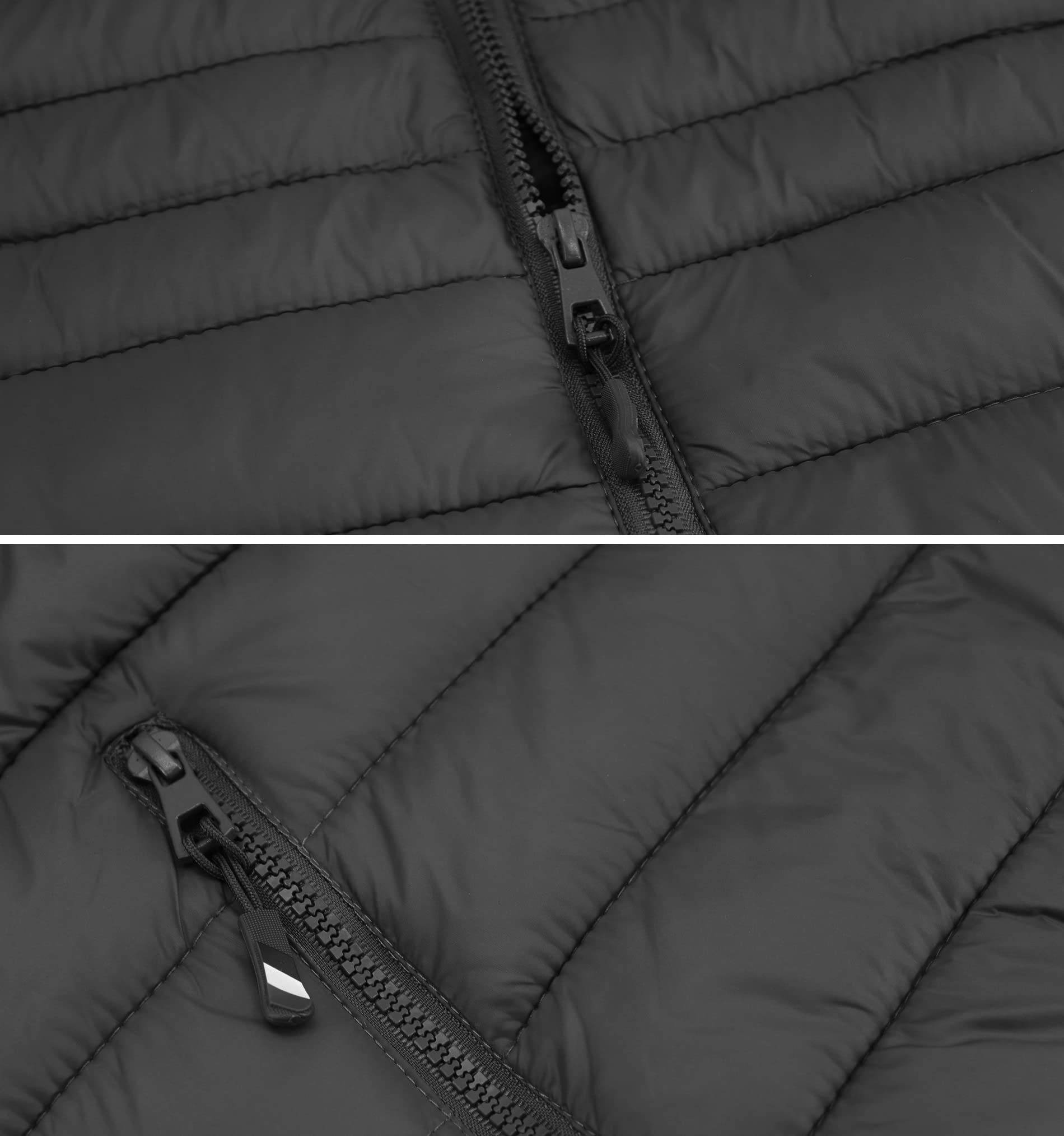 Men's Lightweight Quilted Puffer Vest - Water Resistant, Insulated & Warm - Perfect for Hiking, Camping & Outdoor Activities