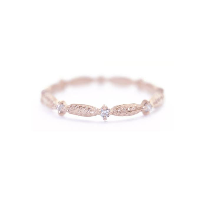 Evergreen Eternity Band Ring for Women - 14K Gold Plated Wedding Band, Anniversary Gift, Stackable Ring for Everyday Wear & Special Occasions