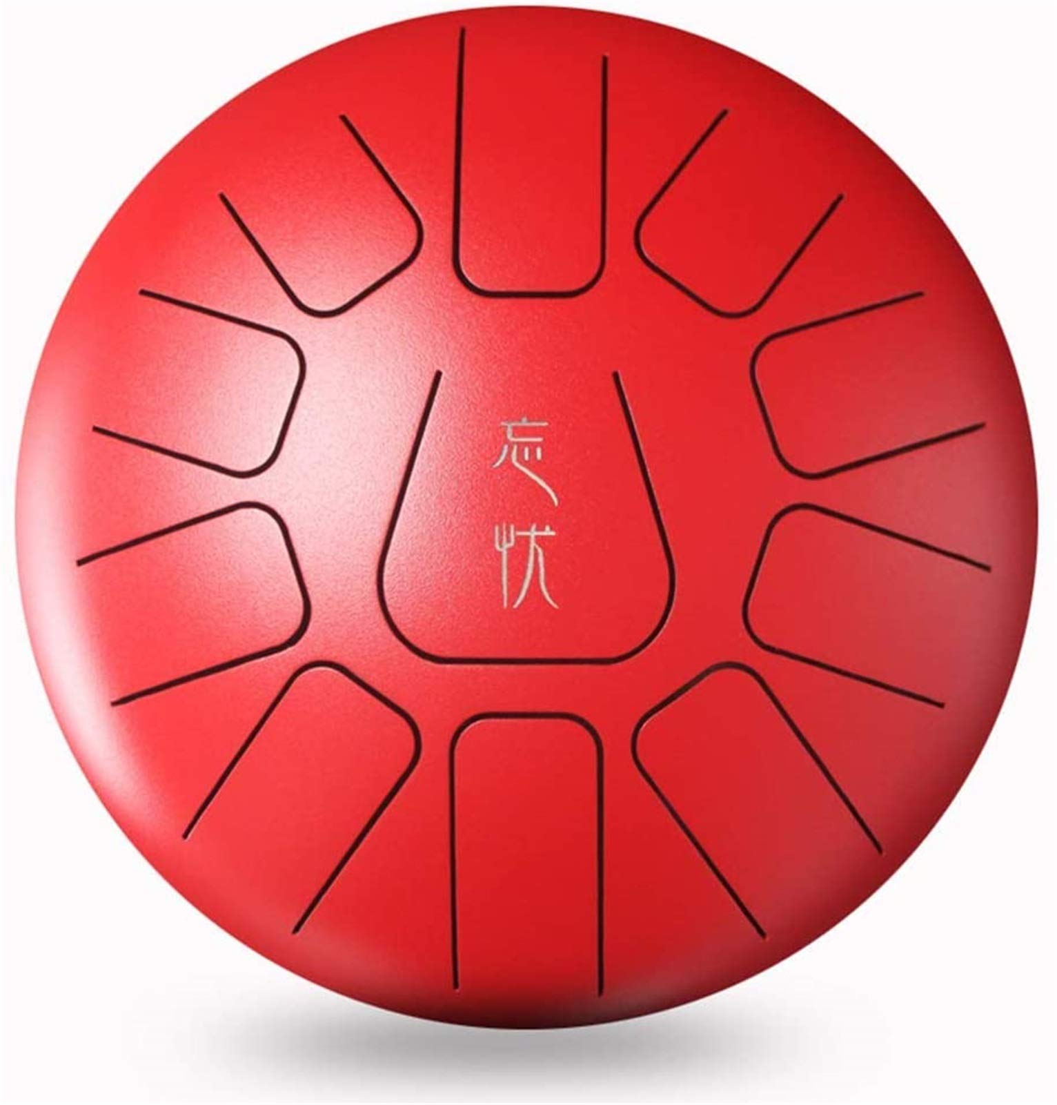 XZGDEN 10-Inch Steel Tongue Drum in D Major - 11-Note Handpan with Carry Bag & Mallets for Meditation, Music Therapy & Relaxation | Perfect for Stress Relief, Yoga Sessions & Musical Gifts