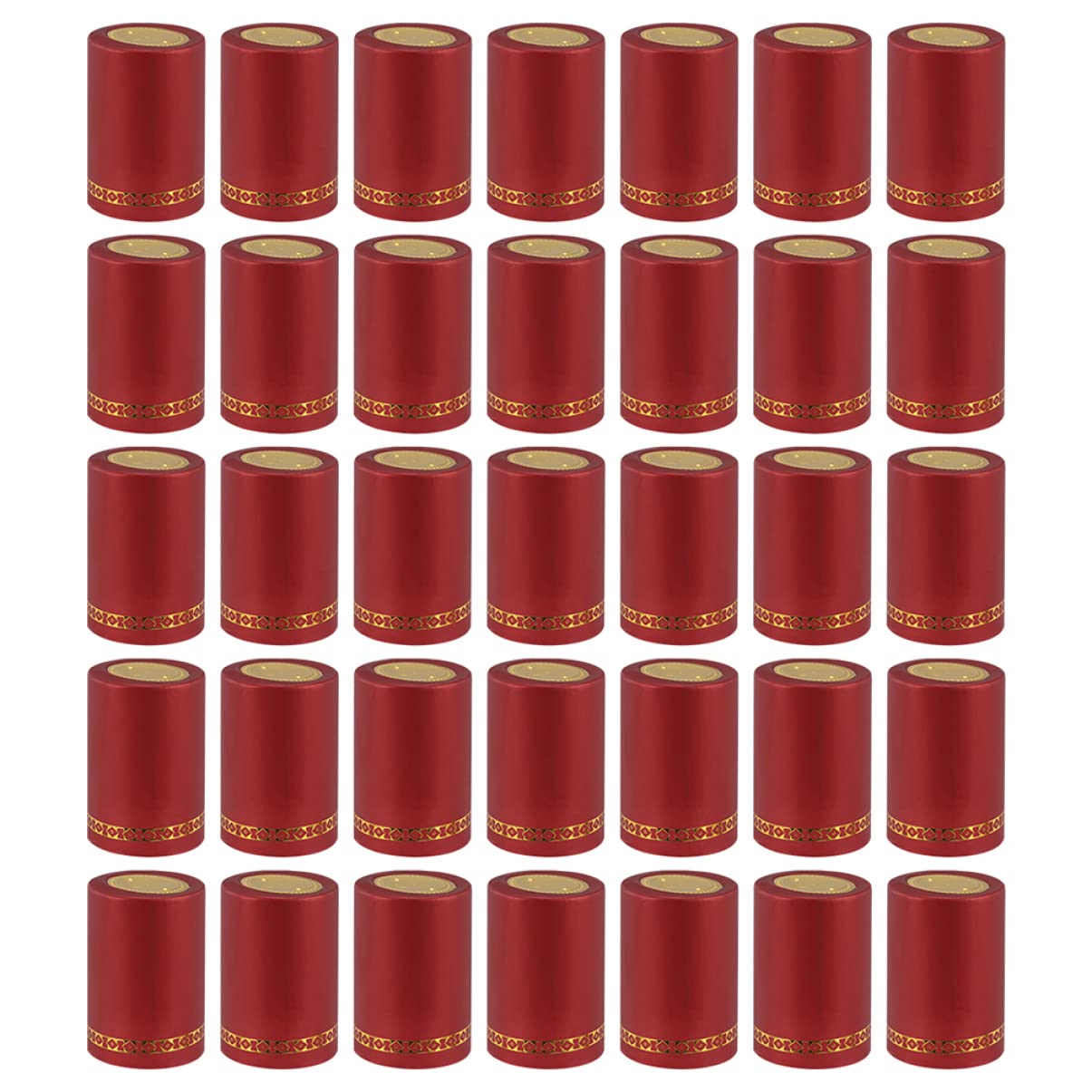 UPKOCH 200Pcs Wine Bottle Shrink Caps - Heat Shrinkable Plastic Capsules for Wine Bottle Sealing | Perfect for Home Brewing, Wine Making & Bottle Storage