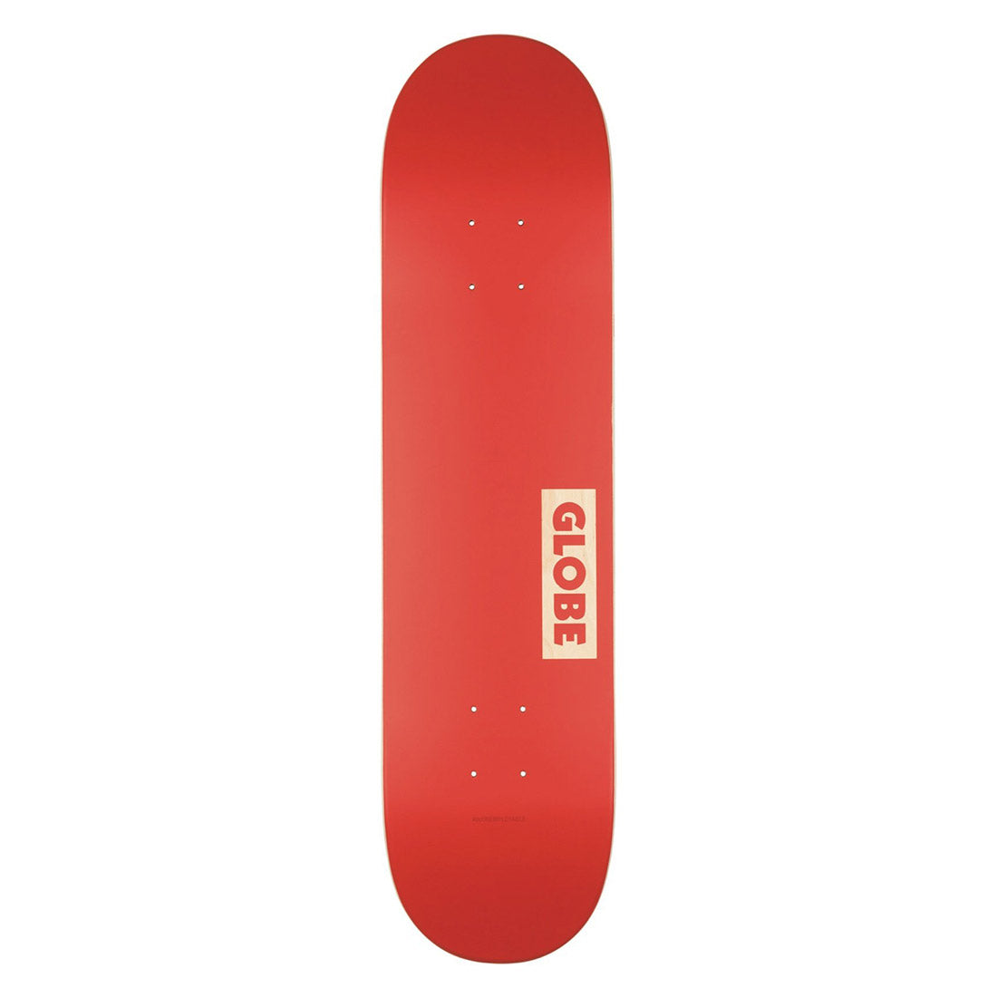 Globe Goodstock Skateboard Deck Red 7.75 - Professional Skateboard for Street & Park Riding - Perfect for Skaters & Beginners