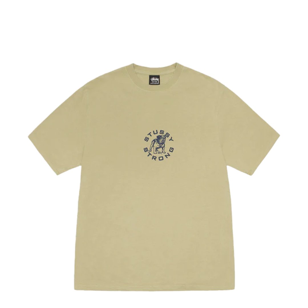 Premium STRONG MAC Pigment Dyed T-Shirt for Men - Soft Vintage Washed Cotton Tee - Streetwear & Casual Outfit Essential