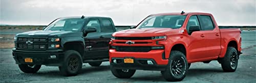 MotoFab Rear Shock Extensions for 1999-2025 Chevy Silverado & GMC Sierra 1500 - Heavy Duty Lift Kit Accessories - Made in USA - Perfect for Off-Roading & Truck Customization