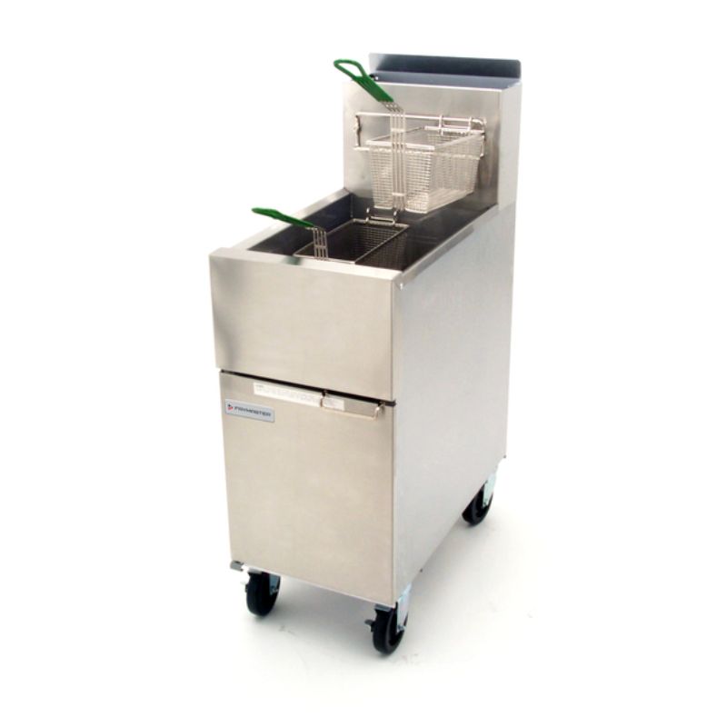 Dean 43 lb Super Runner Floor Fryer - Natural Gas Commercial Fryer with 105,000 BTU High Output - Perfect for Restaurants, Food Trucks & Catering Businesses