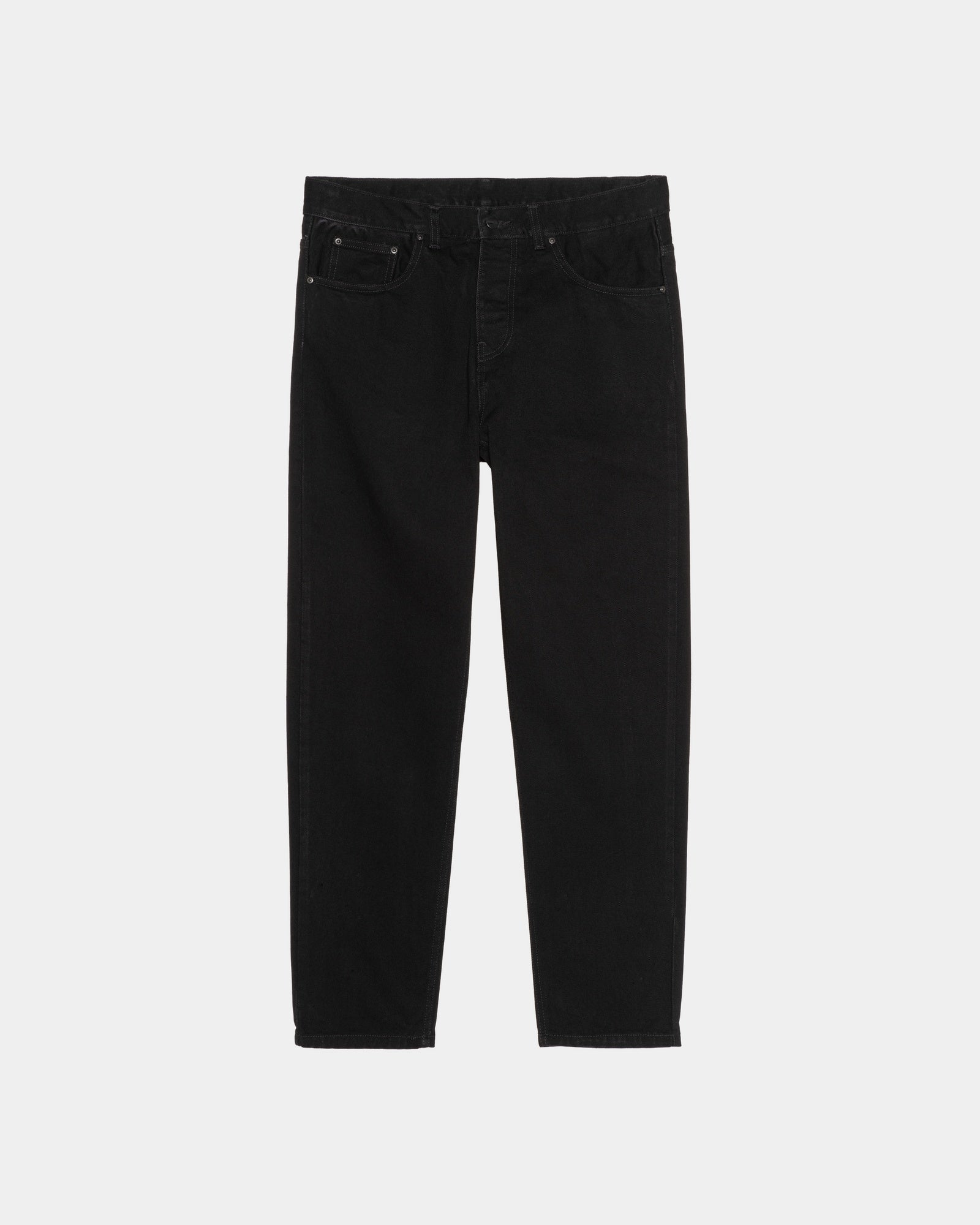 Newel Pant - Black One Wash Denim Jeans for Men & Women | Casual, Comfortable & Stylish | Perfect for Everyday Wear, Work & Outings