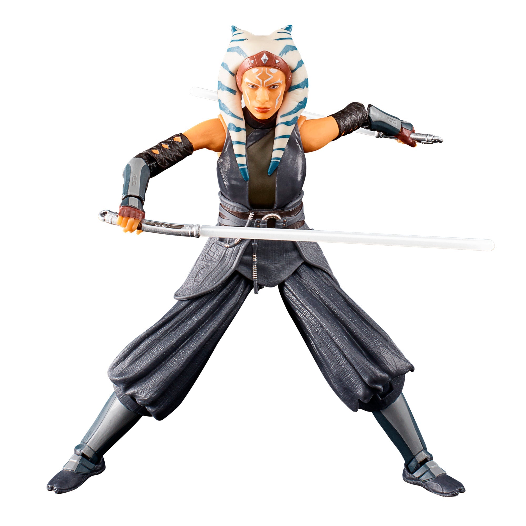 Star Wars The Black Series Ahsoka Tano (The Mandalorian) 6-Inch Action Figure - Collectible Toy for Fans, Gift for Star Wars Enthusiasts - Perfect for Display, Cosplay and Role Play Scenes